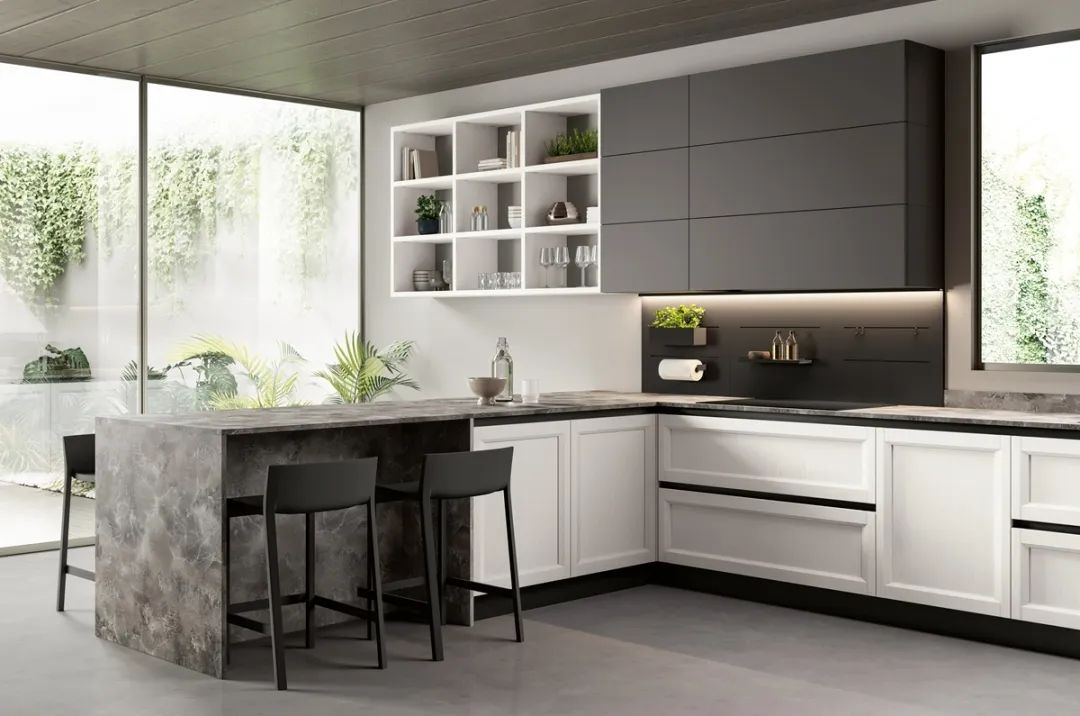 White and Grey Color Kitchen Cabinets.jpg White and Grey Color Kitchen Cabinets.jpg