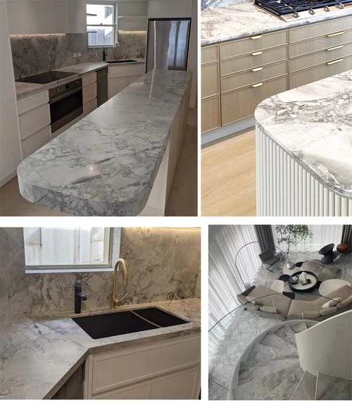 Super White Quartzite Interior projects Super White Quartzite Interior projects