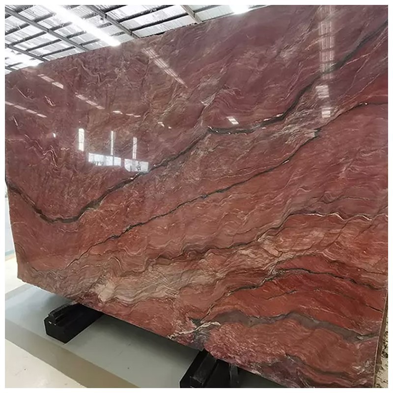  revolution fire red fusion quartzite