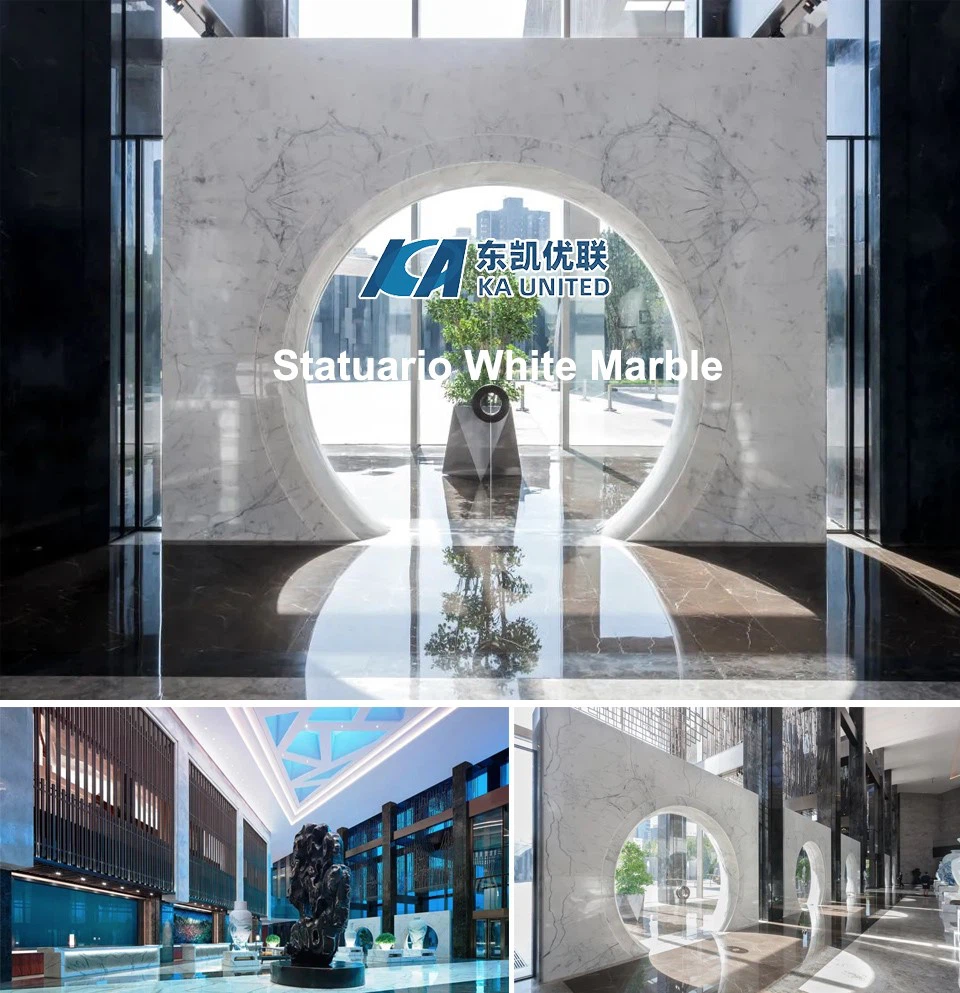 Statuario White Marble Tiles Factory