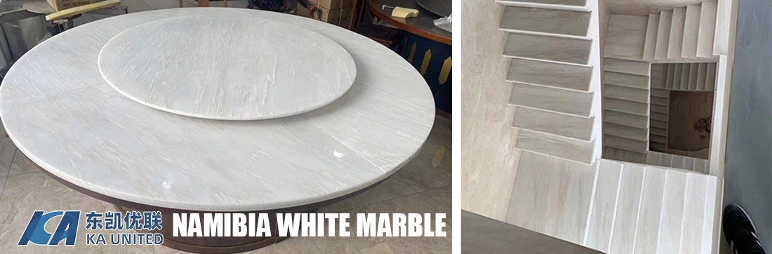 Nambia White Marble Tables and Stairs projects KA UNITED Nambia White Marble Tables and Stairs projects KA UNITED