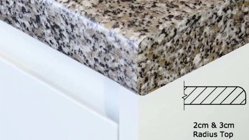 Radius Edge of Granite Countertops Radius Edge of Granite Countertops