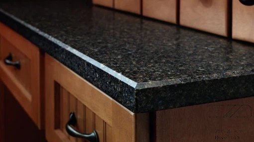 beveled Edges of Black Granite Countertops beveled Edges of Black Granite Countertops