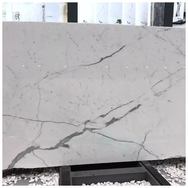 Bianco Statuario Marble Slab