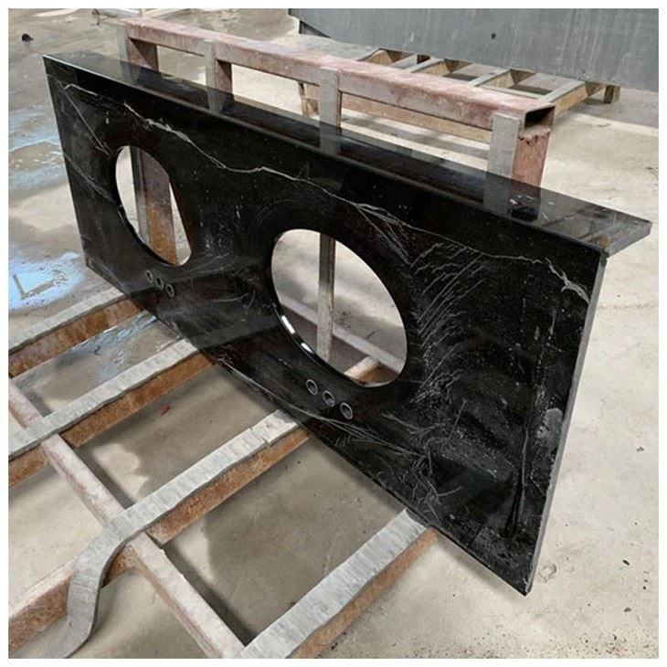 Black Galaxy Granite Vanity Top