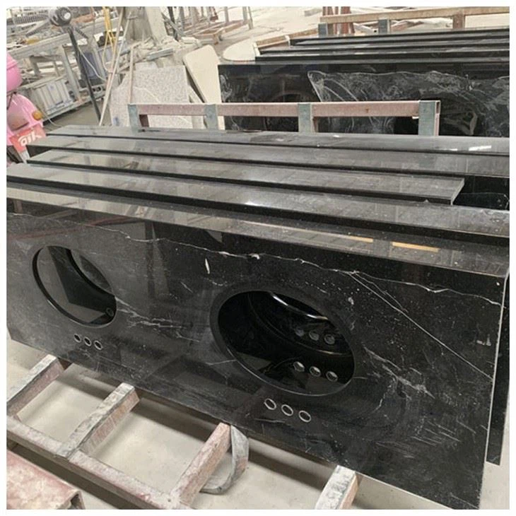 Black Galaxy Granite Bathroom Vanity Top