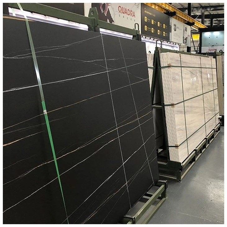 Black Sintered Stone Slab For Countertops