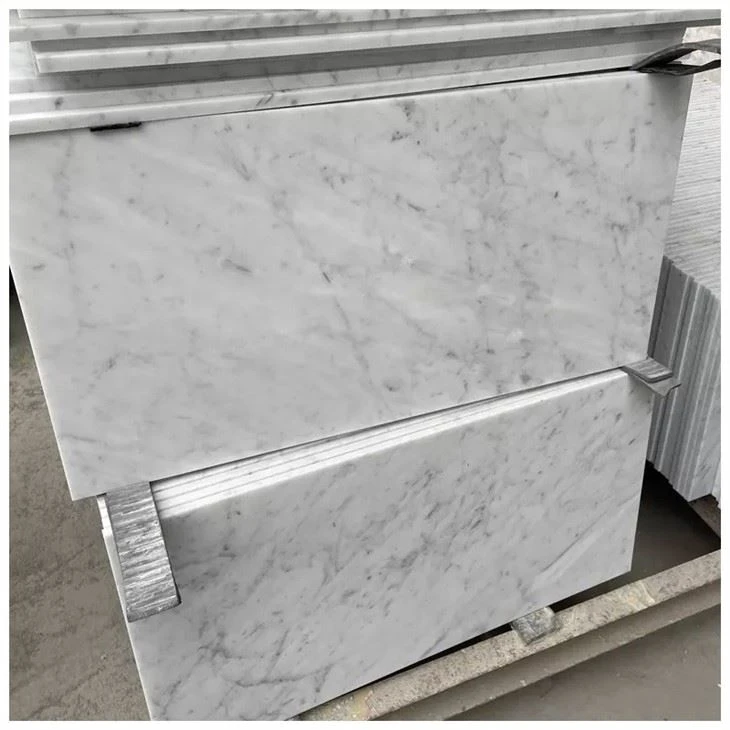 carrara white polished