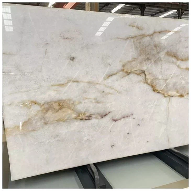 Cristallo White Quartzite Slabs