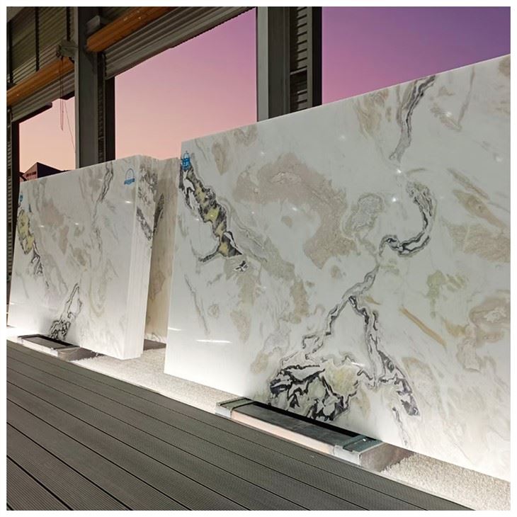Dover White Quartzite Slab