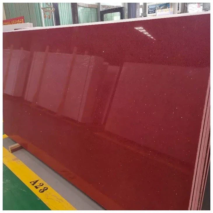 Red Quartz Slab