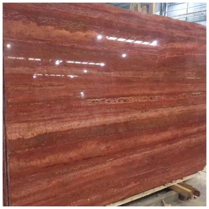 red travertine stone