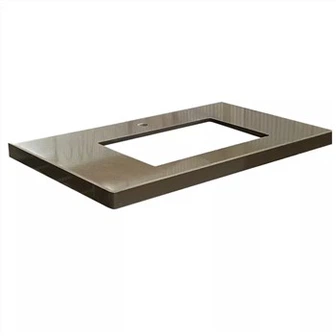 Brown Quartz Bathroom Vanity Top