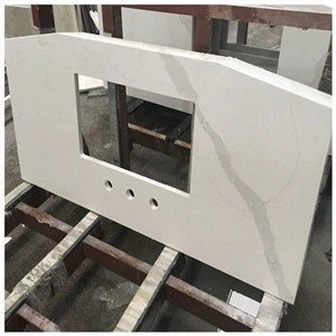 Calacatta Quartz Bathroom Vanity