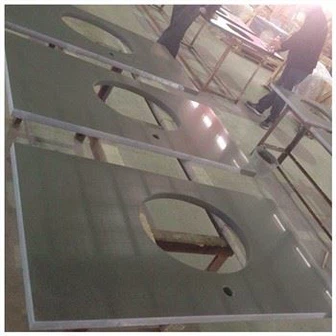 Grey Quartz Bathroom Vanity Top