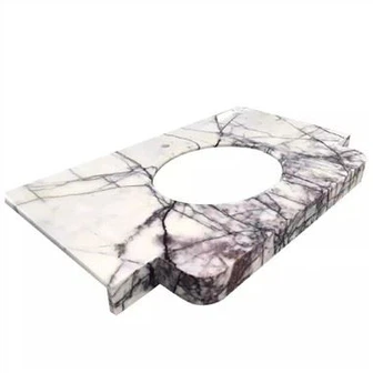 Milas Lilac Marble Bathroom Vanity Top