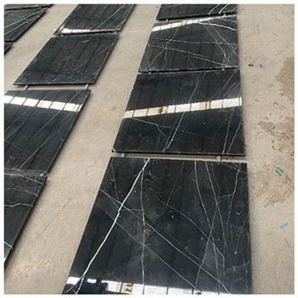 Nero Marquina Black Marble Tile
