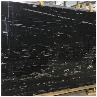 Silver Portoro Marble Slab