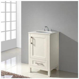 White Freestanding Vanity Unit