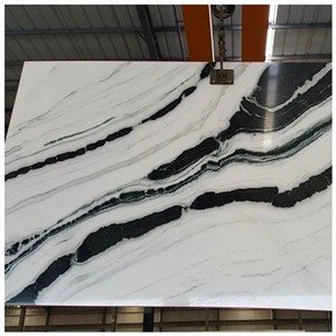 White Panda Marble Slab