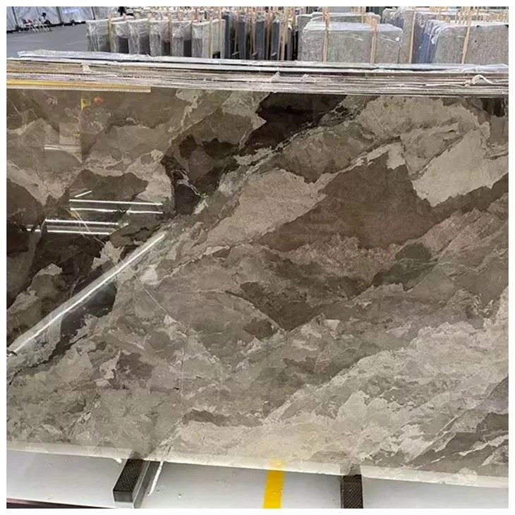 Van gogh brown marble slab