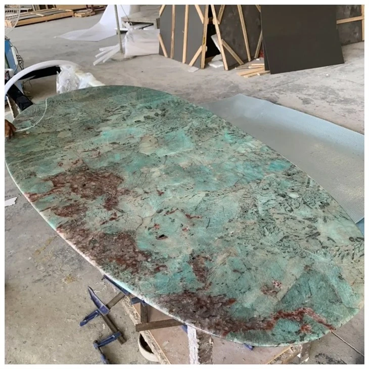 Amazonite Green Quartzite Dining Tables