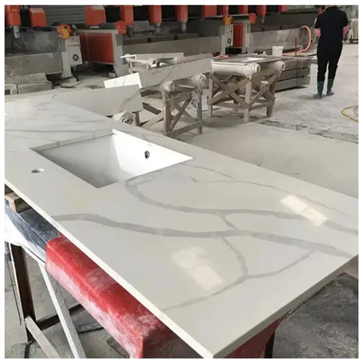  Calacatta White Quartz Vanity Top