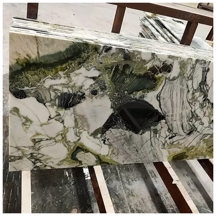 Primavera Green Marble Vanity Tops