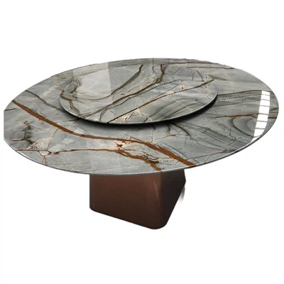 Blue Roma Quartzite Lazy Susan Table