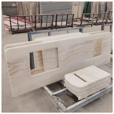 White Onyx Vanity Top