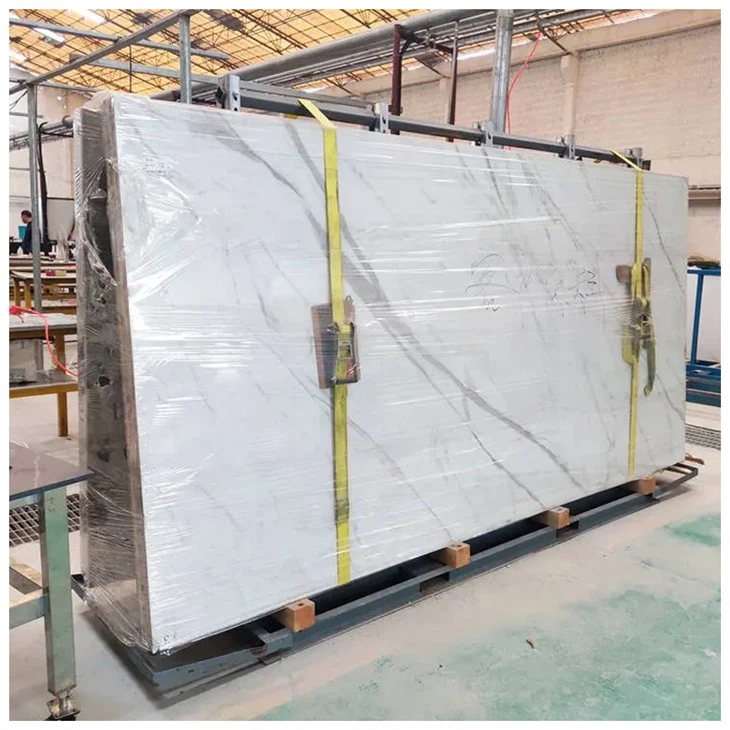 Snow White Marble Sintered Porcelain Slabs