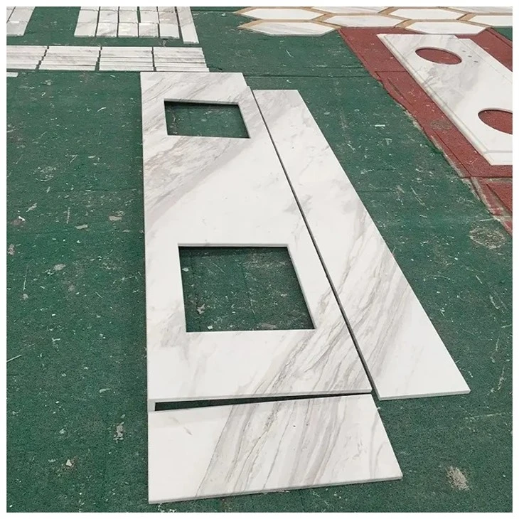white marble vanity top