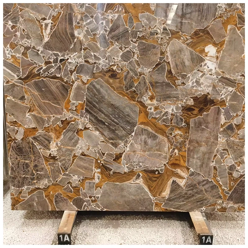 Bugatti Gold Marble Slab