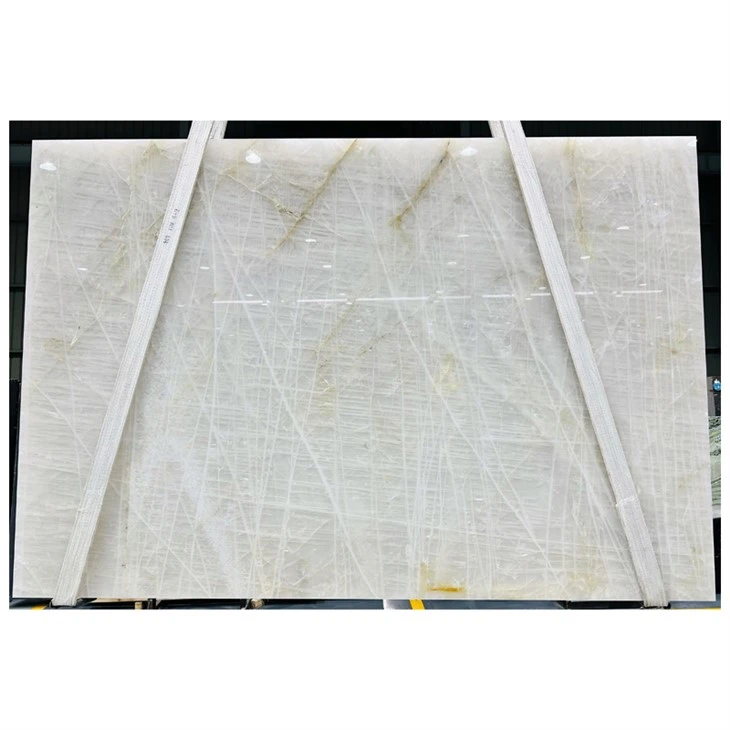 2cm Bianco Cristallo Polished Quartzite Slabs