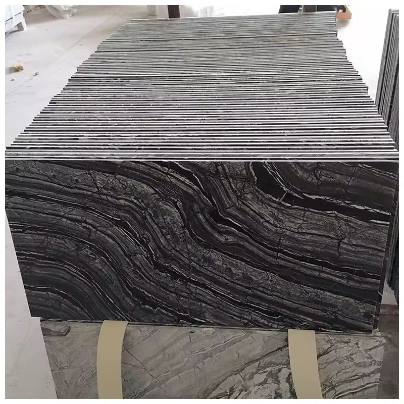 Kenya Black Marble Flooring Tiles