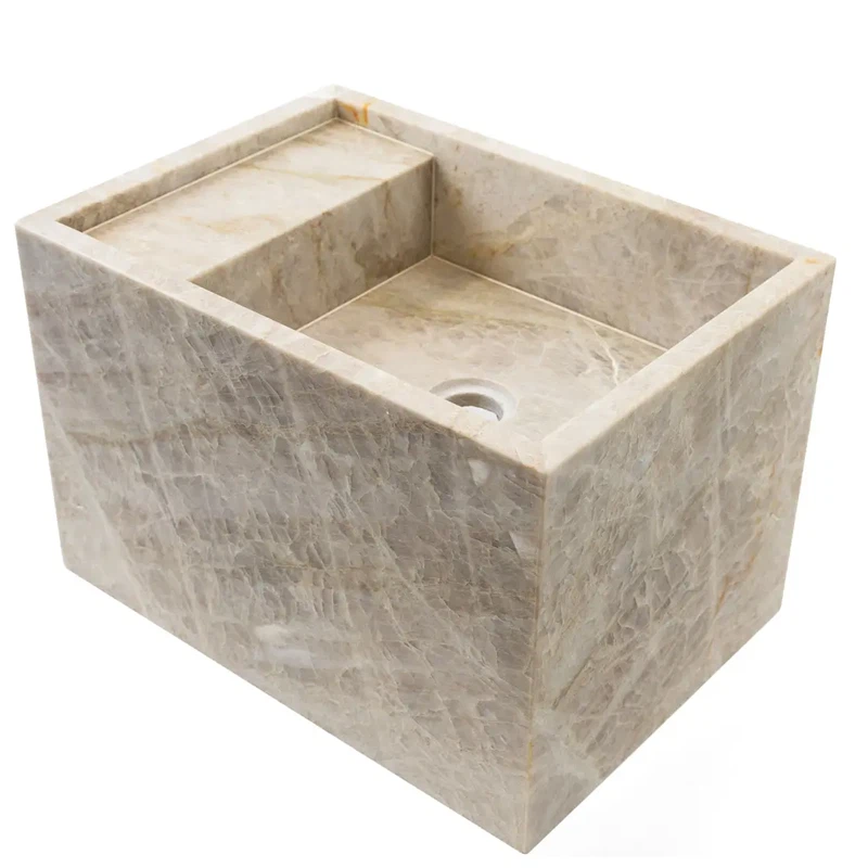 Taj Mahal Quartzite Wall Mounted basin