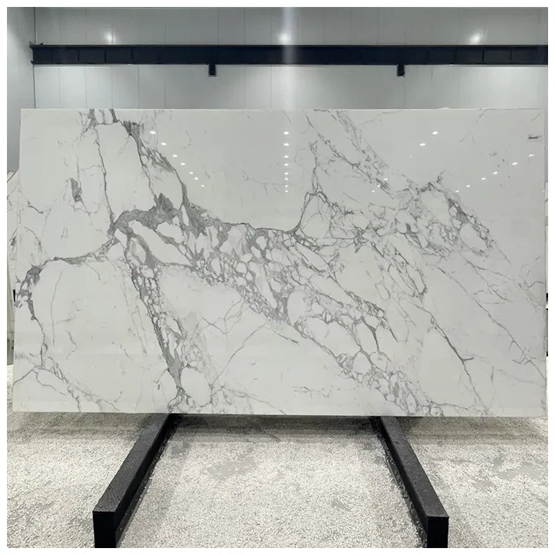 Calacatta White Marble Polished Slab