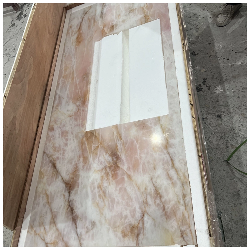Cristallo Rosa Quartzite Vanity Tops