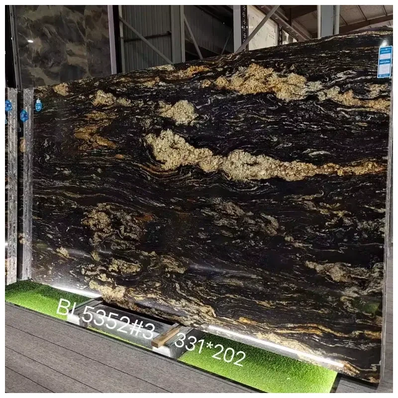 Titanium Gold Granite Slabs
