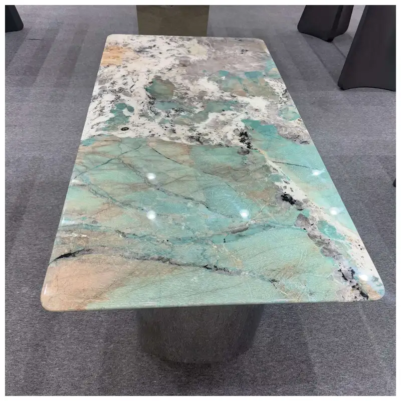Amazonite Turquoise Quartzite Rectangle Tables