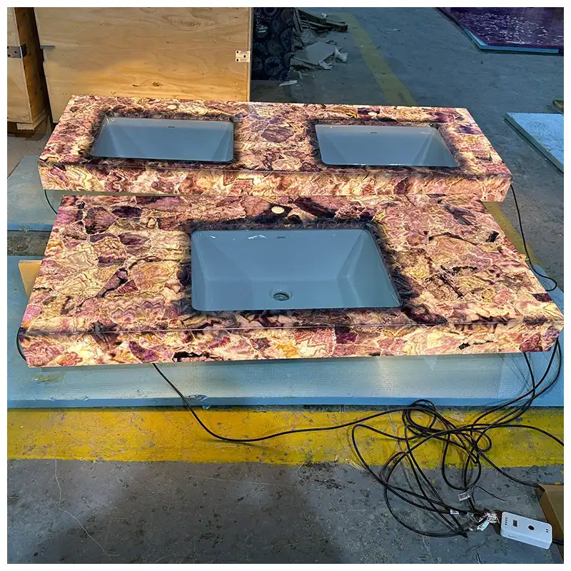 Amethyst Bathroom Vanity Tops