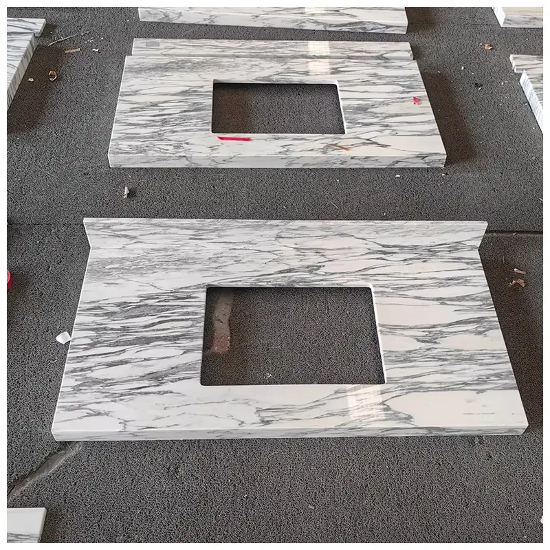 Arabescato Corchia Marble Vanity Tops factory