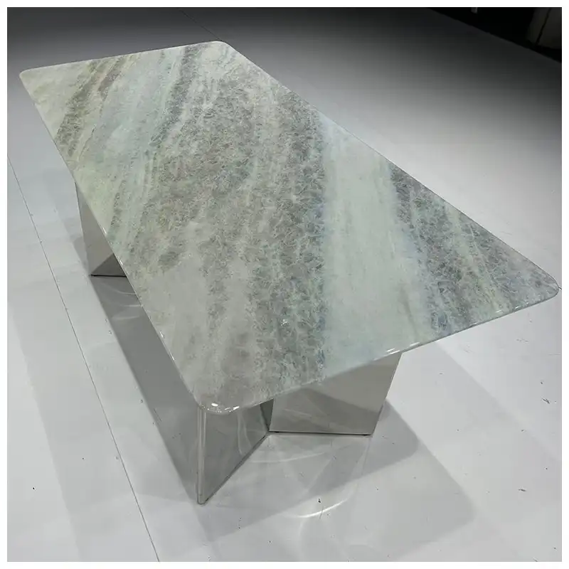 Blue Calcite Marble Dining Tables