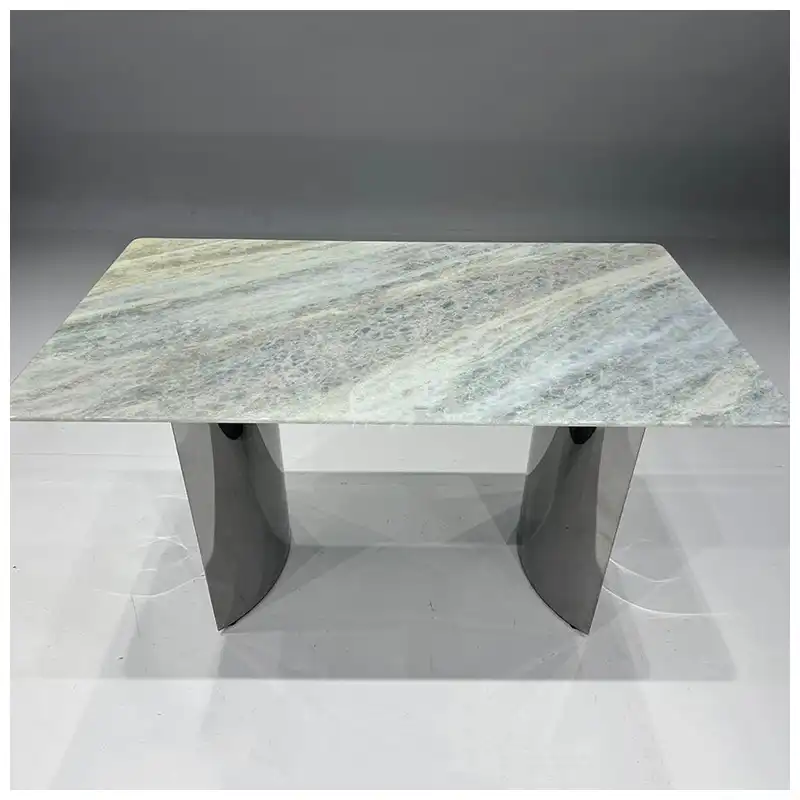 Blue Calcite Crystal Marble Tables