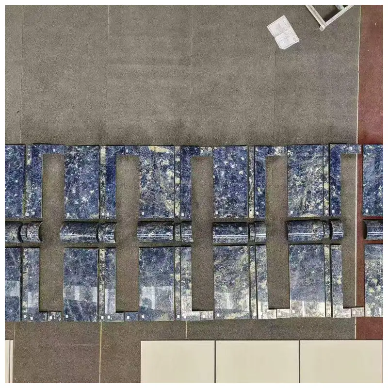 Bolivian Blue Sodalite Marble Wall Tiles