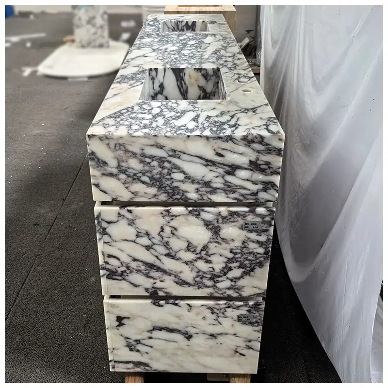 Calacatta Viola Marble Bathroom Vanity Basins