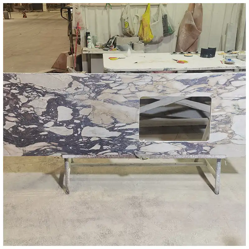 Calacatta Violet Marble Bathroom Vanity Tops