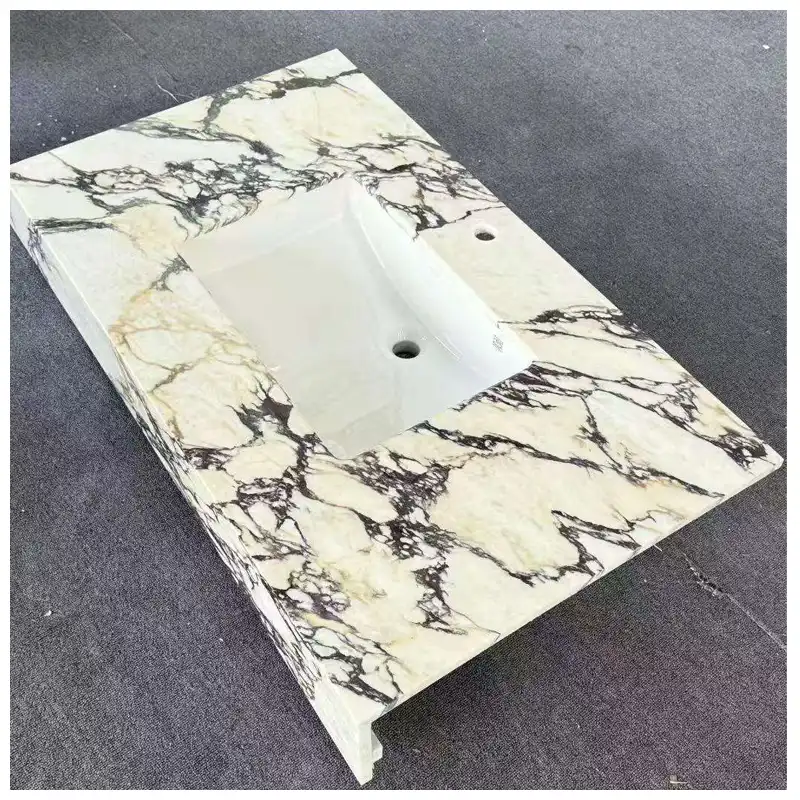 Calacatta Violetta Marble Bathroom Vanity Tops