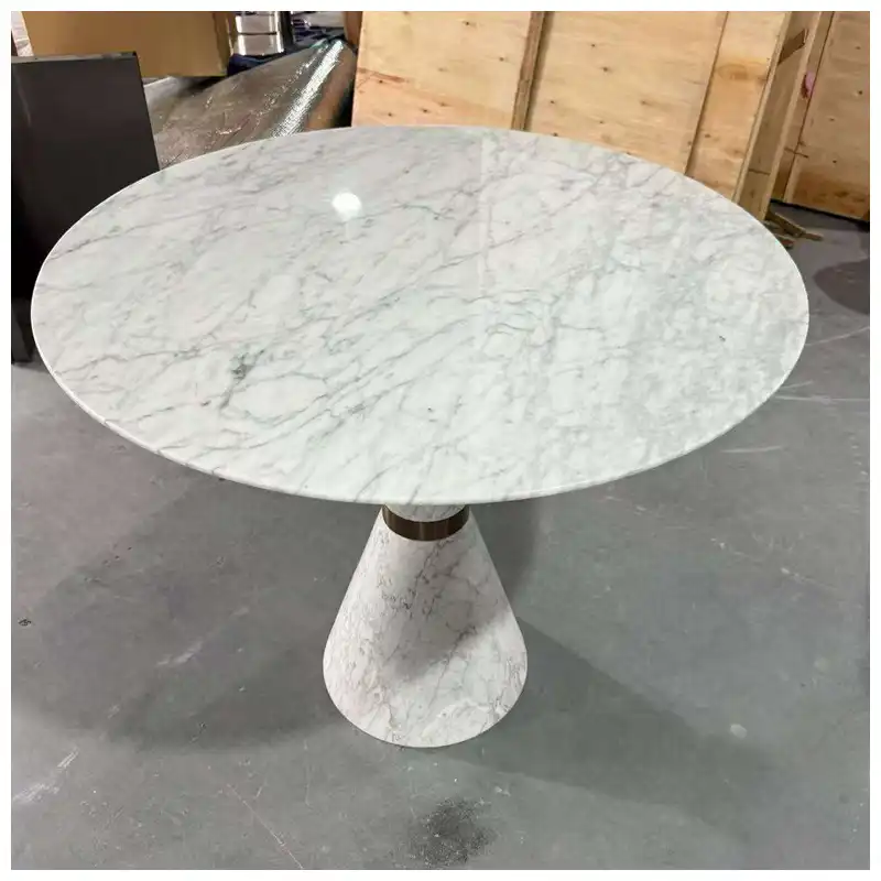 product-1-1 Carrara Marble Round Side Tables