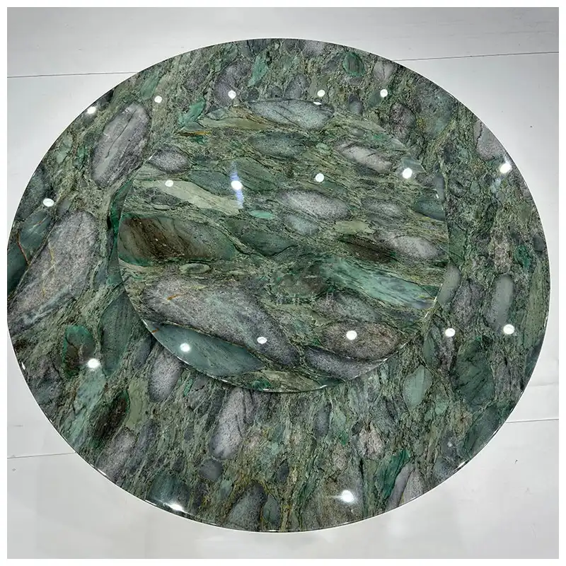 Emerald Green Quartzite Villa Dining Tables